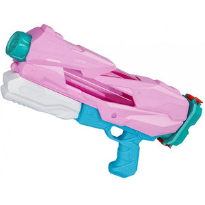 Pistol cu Apa pentru Copii, Rezervor, Pentru Piscina/Plaja, Flippy, 6ani+, 5 duze, Quick Fill, Roz, 800ML-0