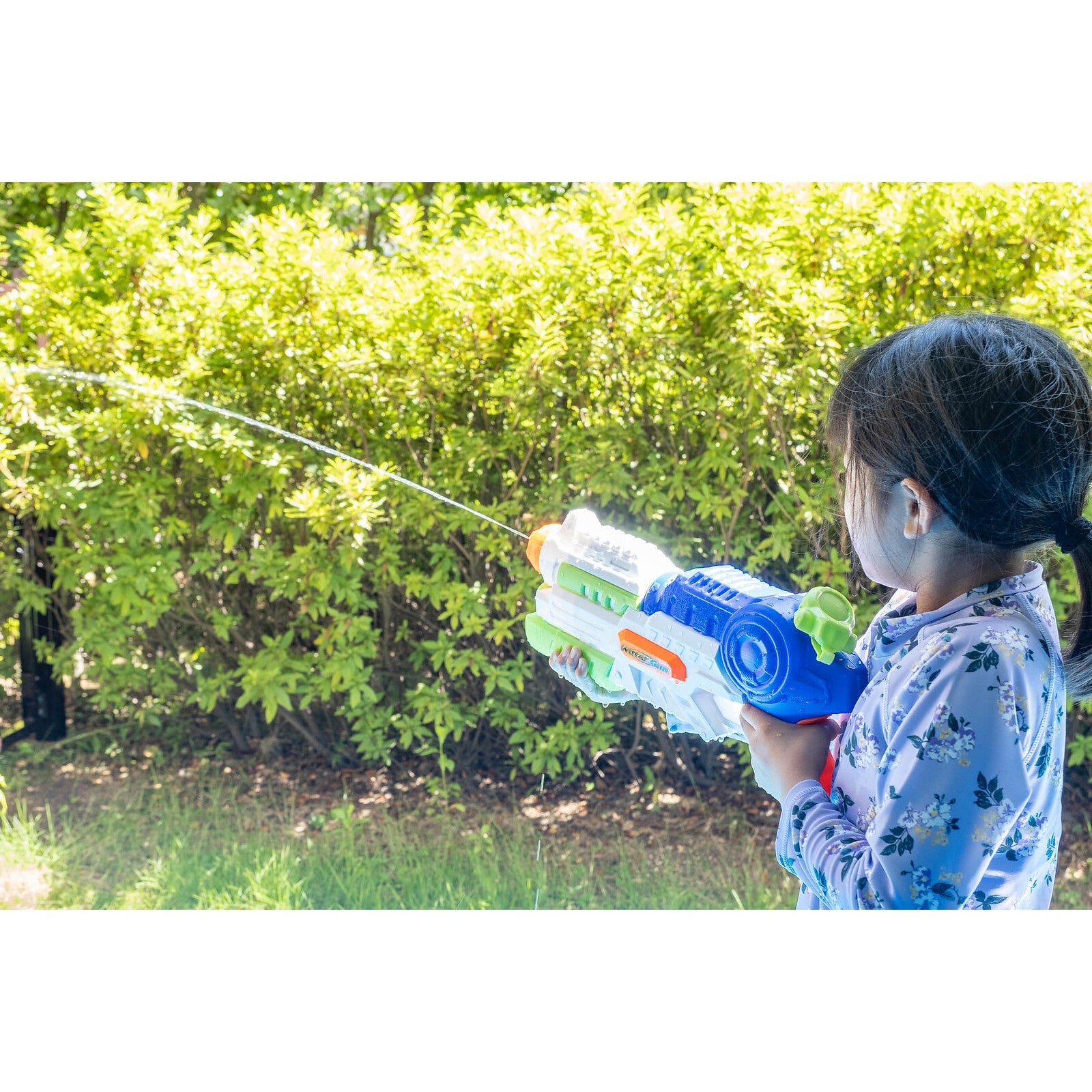Set 2x Pistol cu Apa pentru Copii, Rezervor, Pentru Piscina/Plaja, Flippy, 6ani+, Roz + Albastru, 1000 ML-3