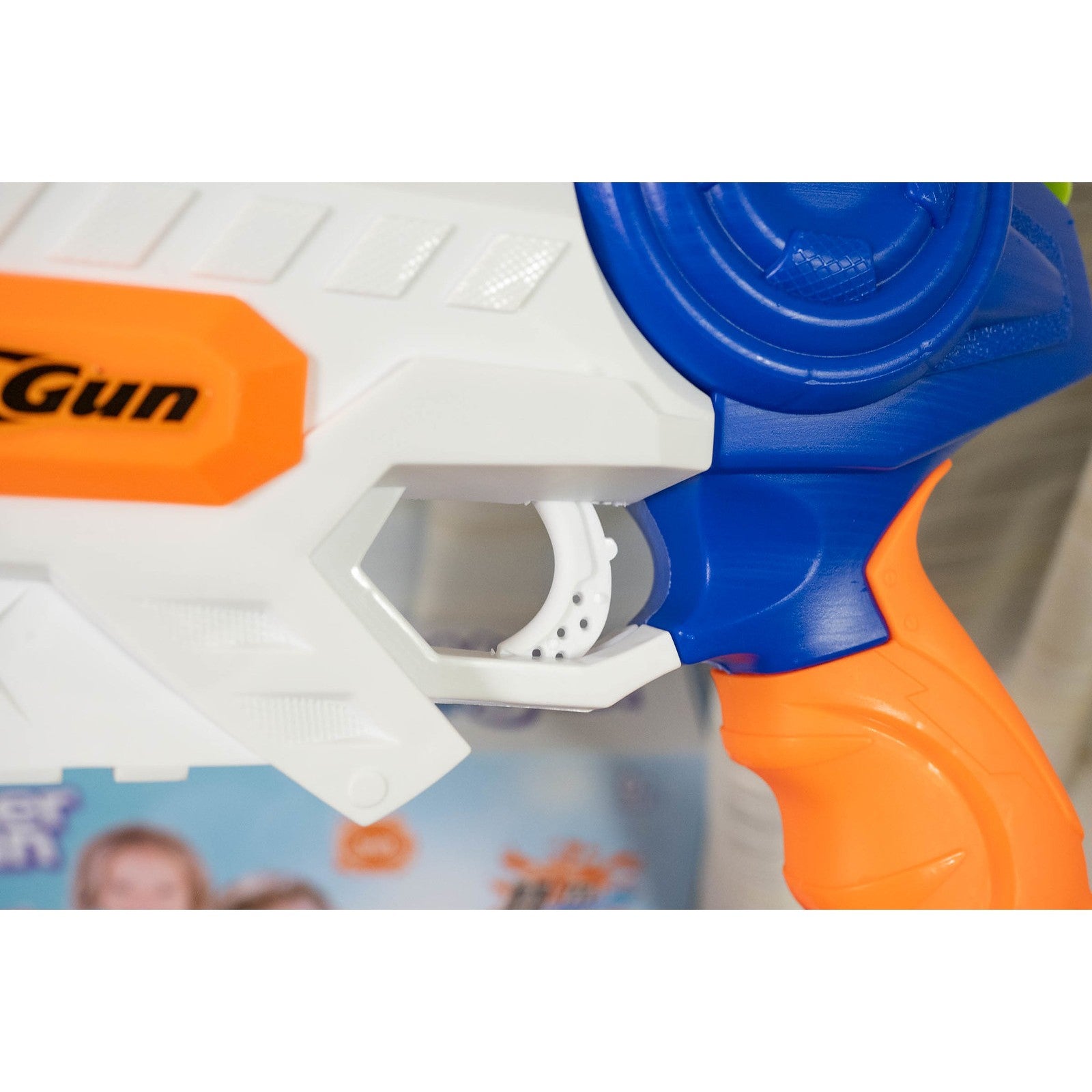 Set 2x Pistol cu Apa pentru Copii, Rezervor, Pentru Piscina/Plaja, Flippy, 6ani+, Roz + Albastru, 1000 ML-7