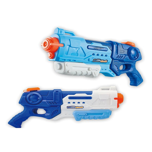 Pistol cu Apa pentru Copii, Rezervor, Pentru Piscina/Plaja, Flippy, 6ani+, Albastru, 990ML-1