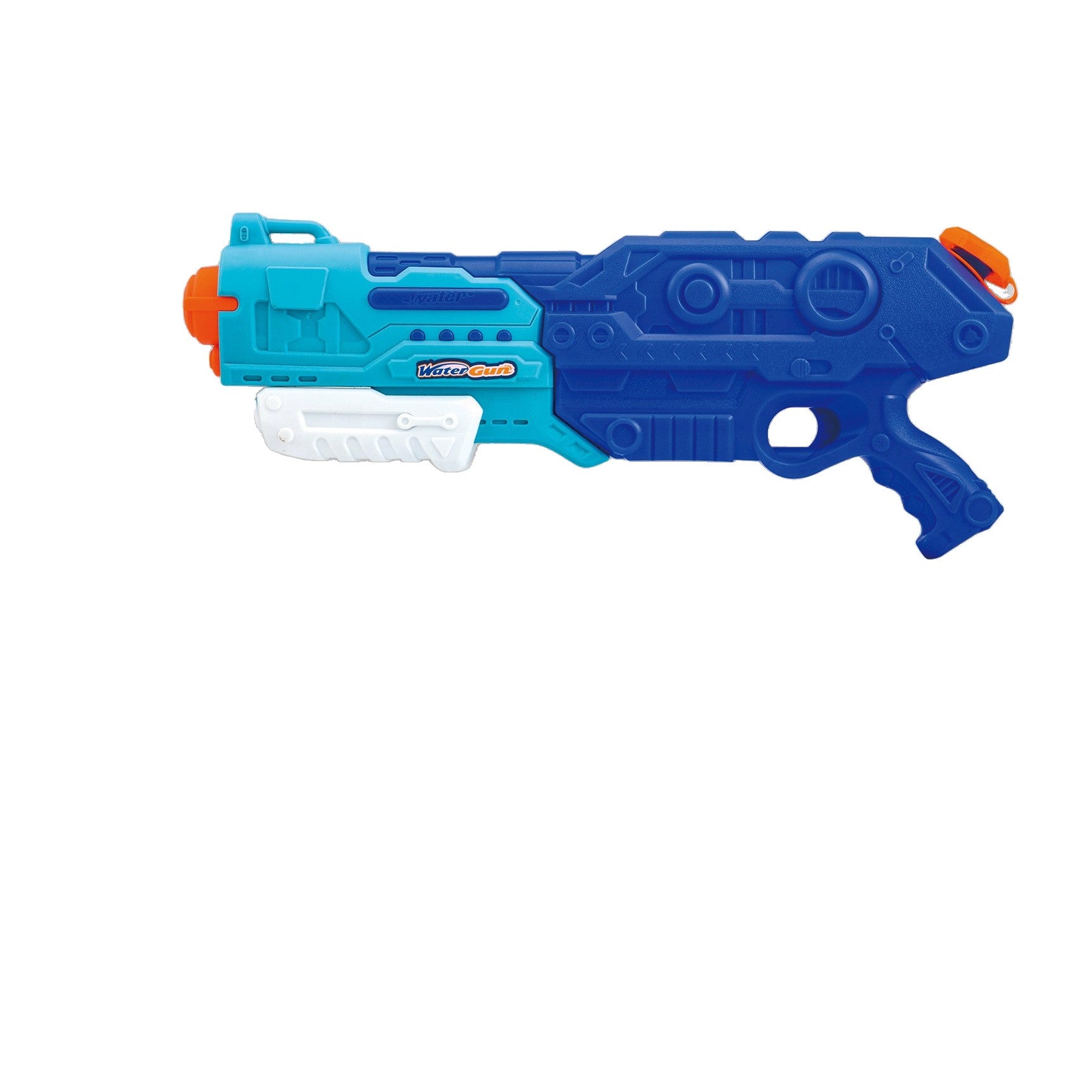 Pistol cu Apa pentru Copii, Rezervor de 1500 ml, Maner de transport, Pentru Piscina/Plaja, Flippy, 3 ani+, Bleumarin, Lungime 44 cm-1