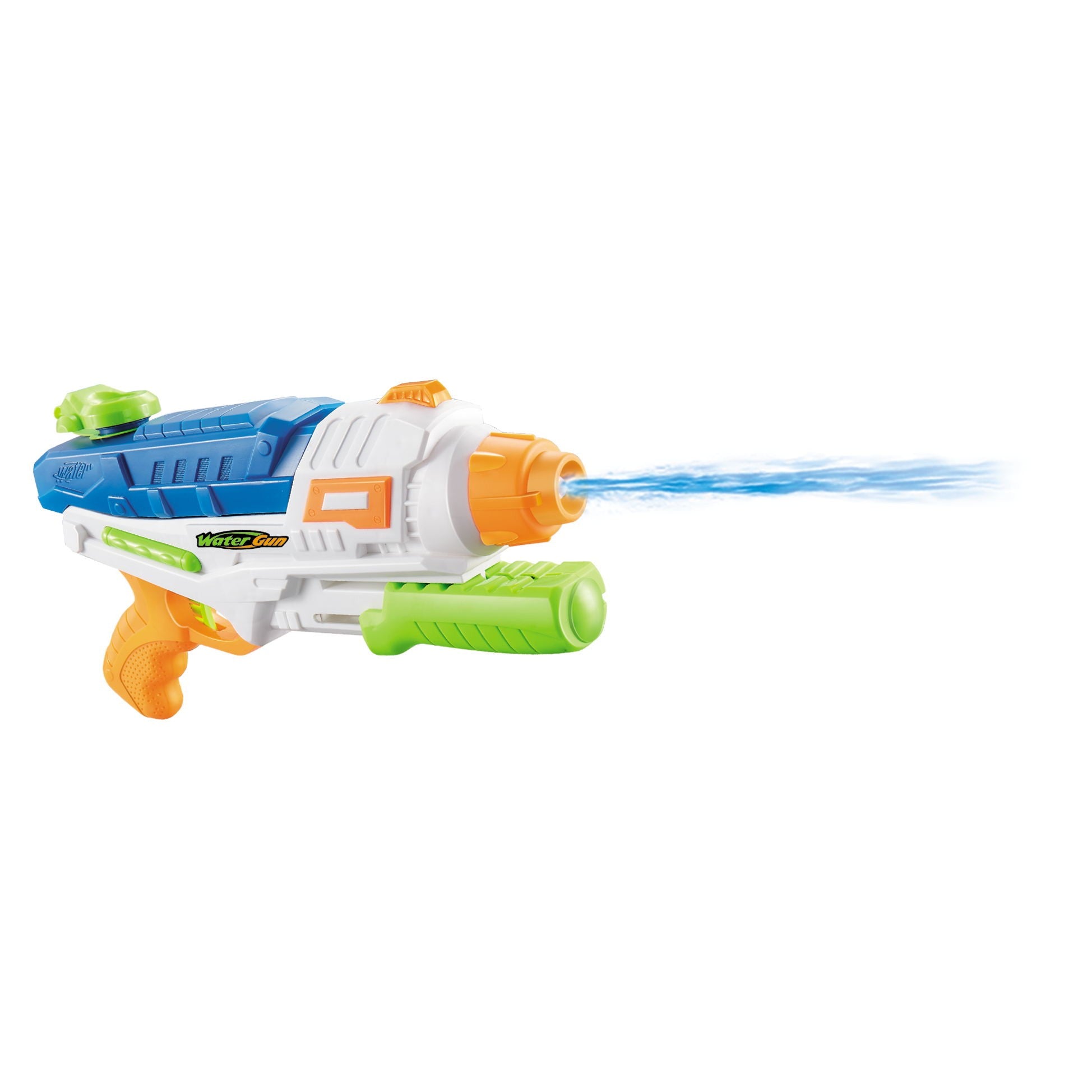 Pistol cu Apa pentru Copii, Rezervor, Pentru Piscina/Plaja, Flippy, 6ani+, Albastru/Multicolor, 1000ML, model 2-5