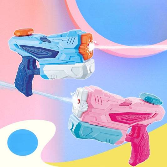 Pistol cu Apa pentru Copii, Rezervor, Pentru Piscina/Plaja, Flippy, 6ani+, 3 duze, Roz, 300ML-1