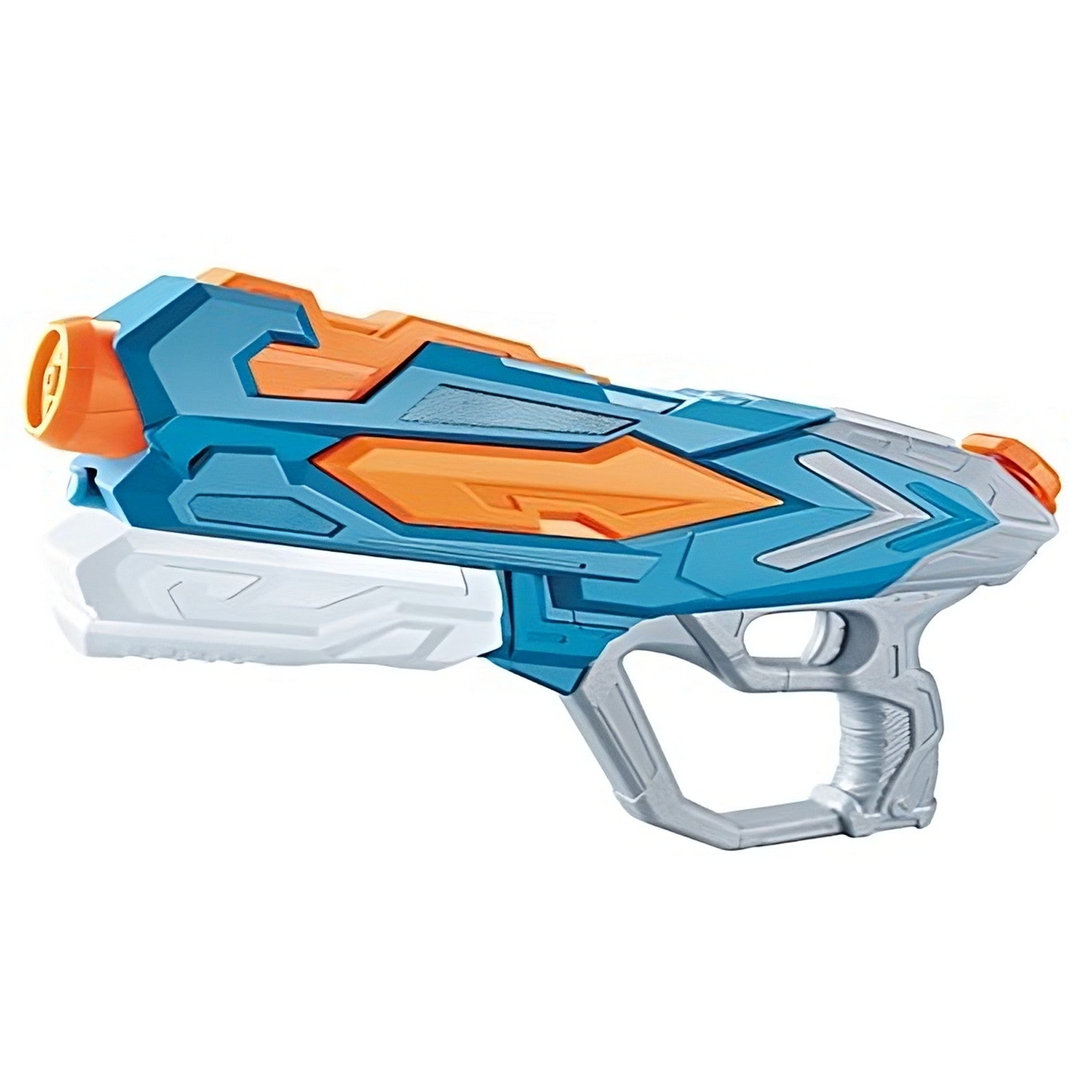 Pistol cu Apa pentru Copii, Rezervor, Pentru Piscina/Plaja, Flippy, 6ani+, Albastru, 4 duze, 900ML-0
