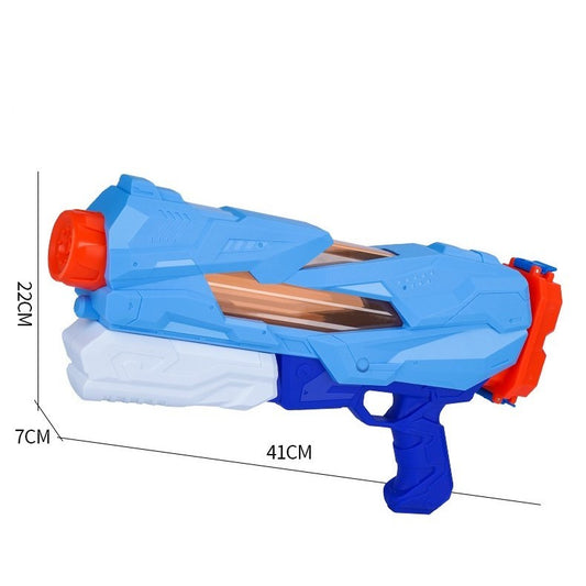 Pistol cu Apa pentru Copii, Rezervor, Pentru Piscina/Plaja, Flippy, 6ani+, 5 duze, Quick Fill, Albastru, 800ML-1