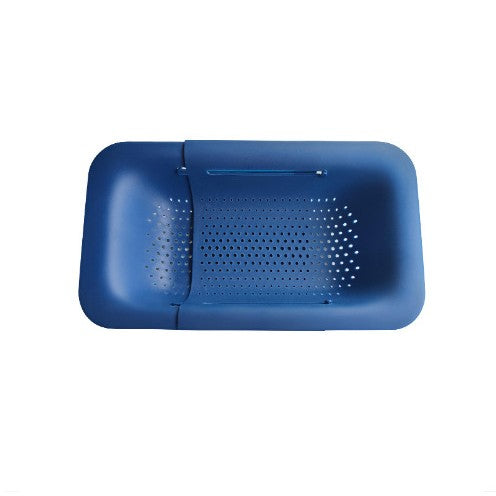 Cos pentru Scurgere Chiuveta de Bucatarie, Flippy, Plastic, Telescopic, 36x20x5 cm, Albastru-0