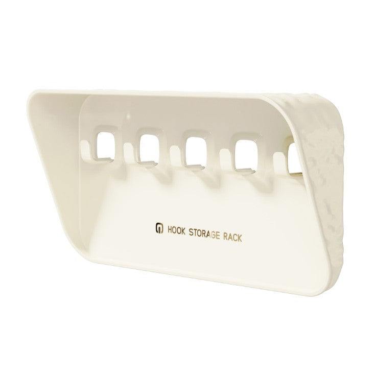 Raft de Depozitare cu Carlig, Flippy, Pentru Chei, Bijuterii, 20.3 x 4.6 x 10.3 cm, Alb-3