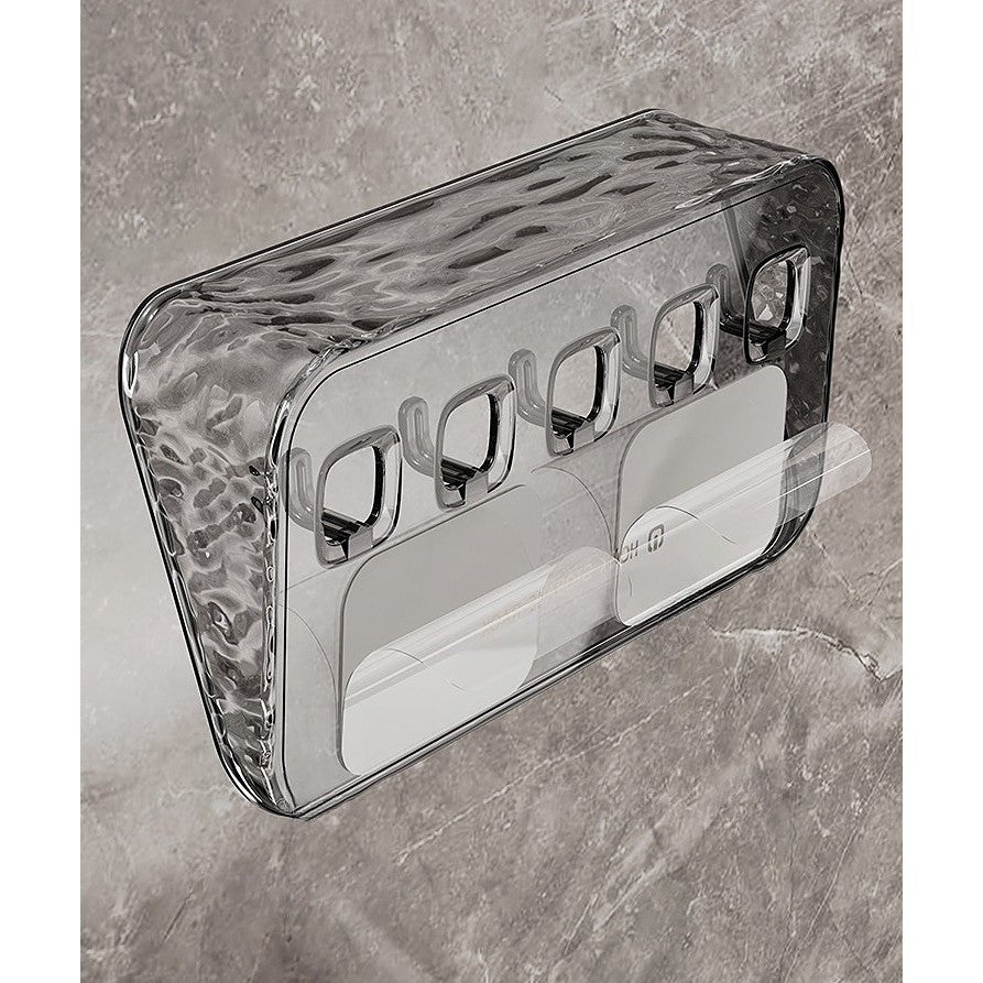 Raft de Depozitare cu Carlig, Flippy, Pentru Chei, Bijuterii, 20.3 x 4.6 x 10.3 cm, Gri-2