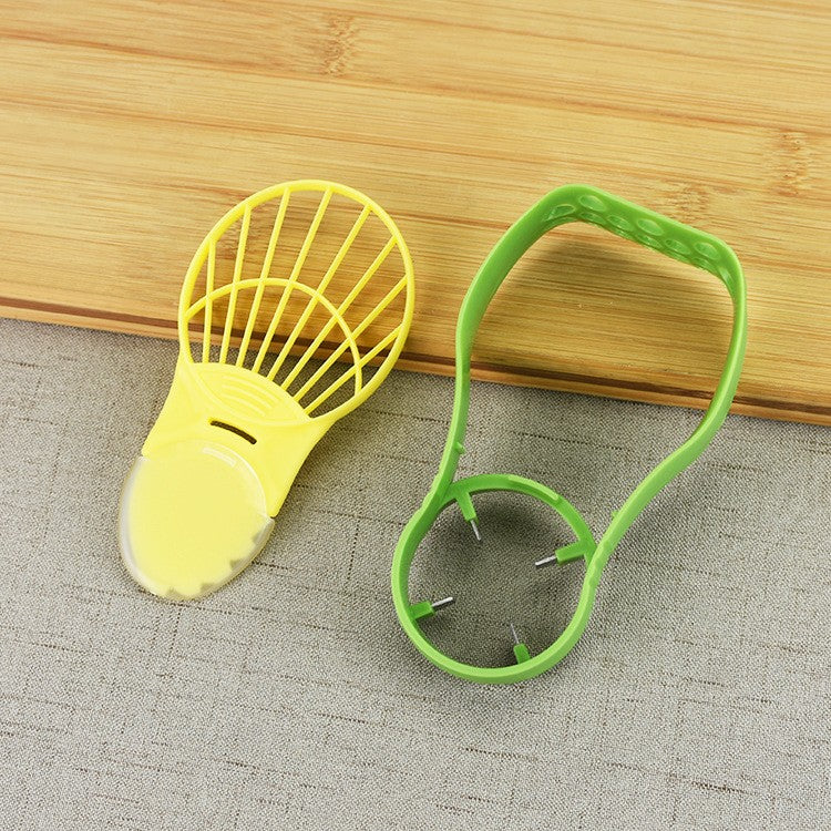 Recipient de Depozitare Avocado 5in1, Flippy, Etans, pentru Frigider, din Plastic, Dispozitiv de Taiat, Curatat, Feliat, 14x4x7 cm, Verde-2