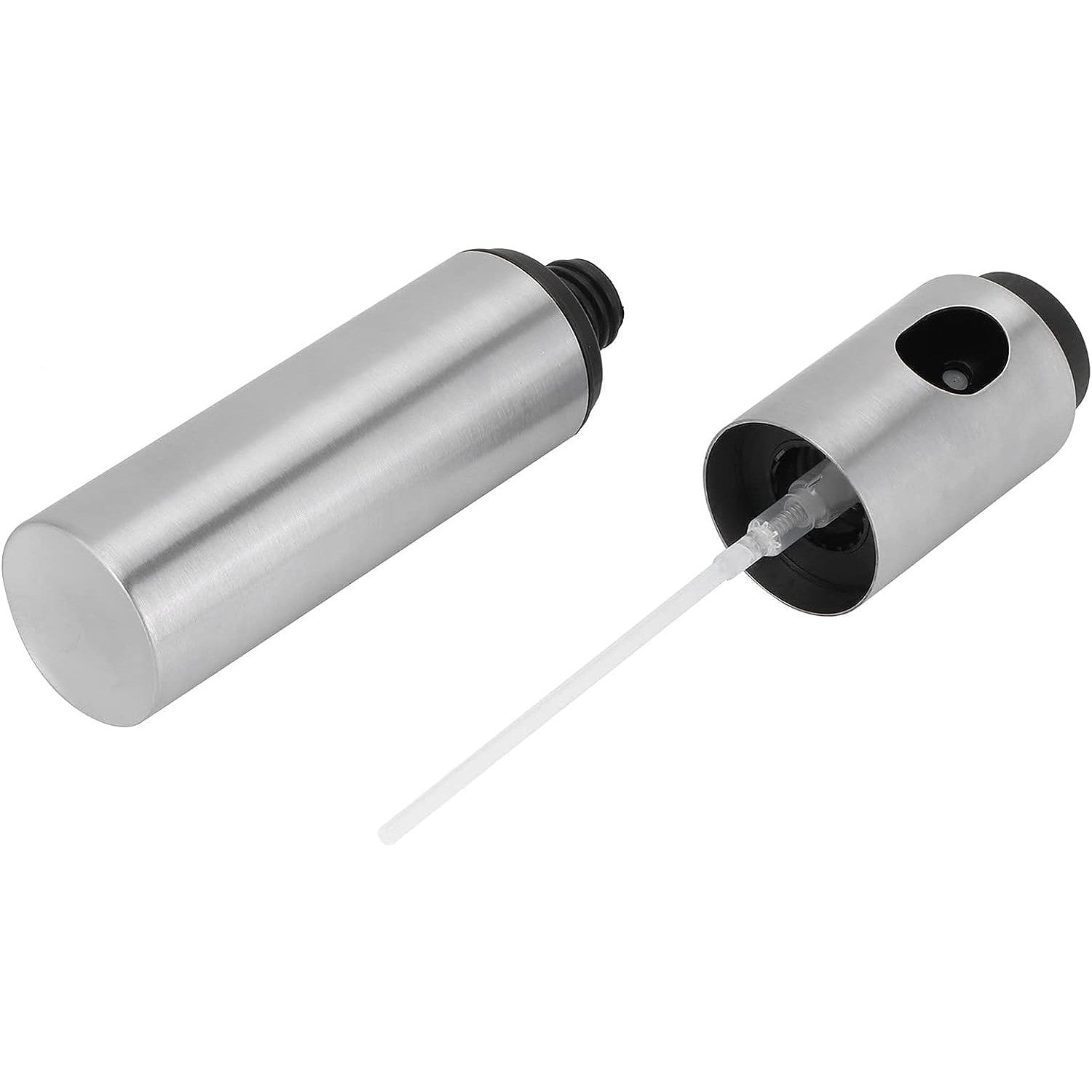 Pulverizator ulei Flippy, spray, material otel inoxidabil, manual, 100 ml, 17.7 x 4 cm, argintiu-2