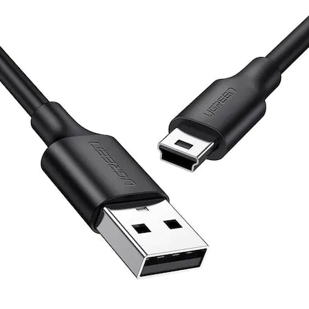 Cablu Ugreen USB – Mini USB 480 Mbps, 1.5 m, Negru