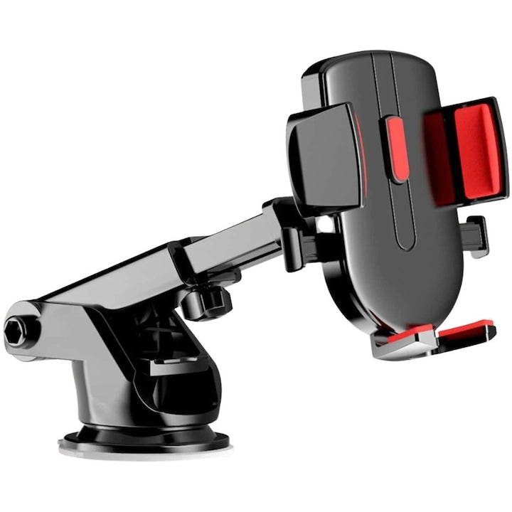 Suport Auto pentru Telefon cu Montare pe Parbriz sau Bord - GPS Solid