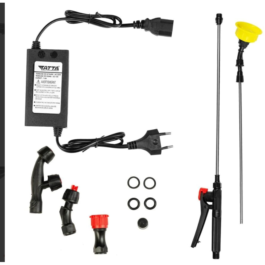 Pompa de stropit pentru gradina JRH, manuala si electrica cu rezervor 16L specificatii