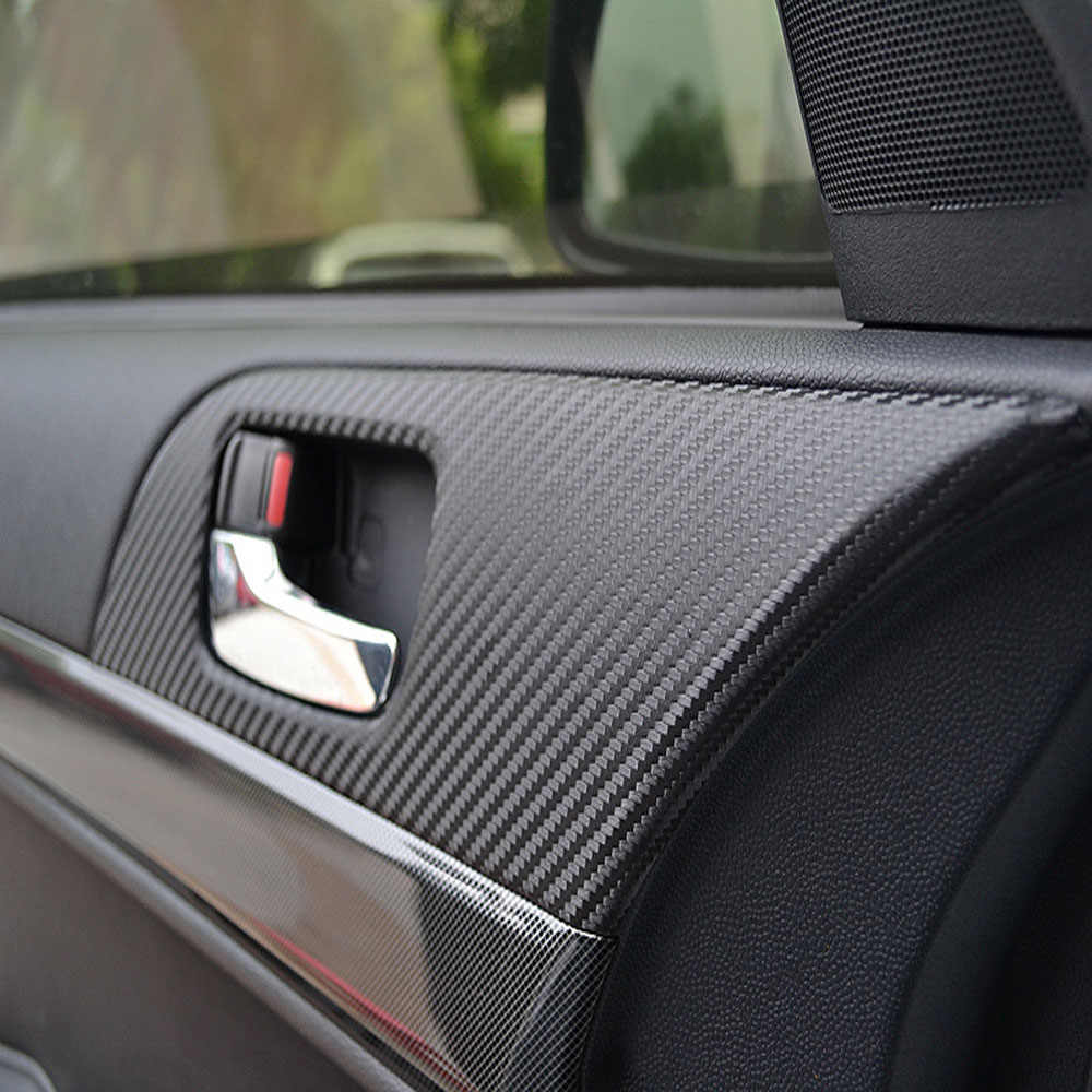 Folie colantare auto Carbon 3D Negru, 3m x 1,27m-4