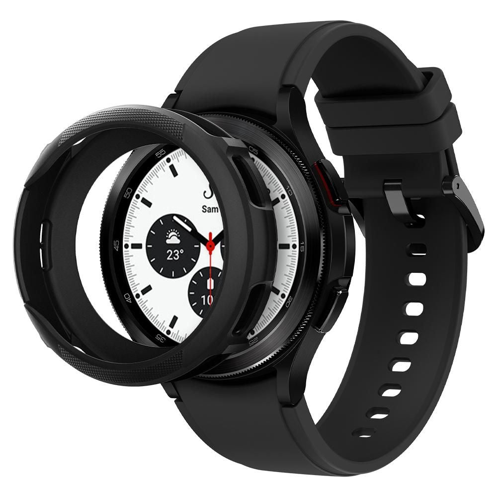 Husă Spigen Liquid Air pentru Samsung Galaxy Watch4 Classic (46 mm) – Negru Mat
