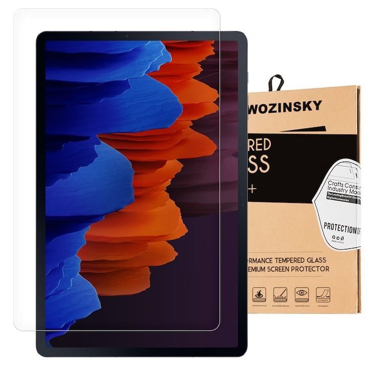 Folie sticlă securizată Wozinsky pentru Samsung Galaxy Tab S7+/S8+ – Transparentă