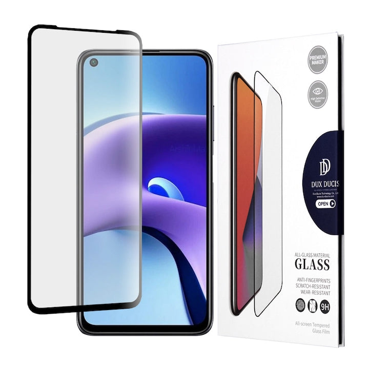 Folie sticlă Dux Ducis pentru Xiaomi Redmi Note 9T – Negru