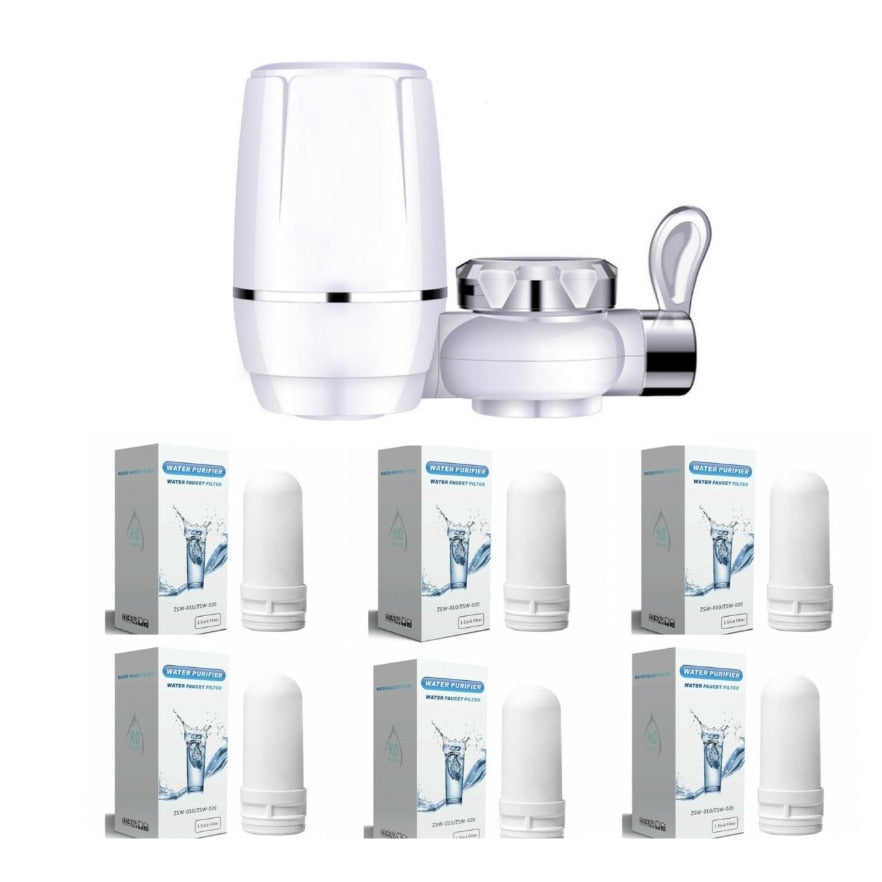 Filtru pentru robinet purificare apa cu 6 Rezerve