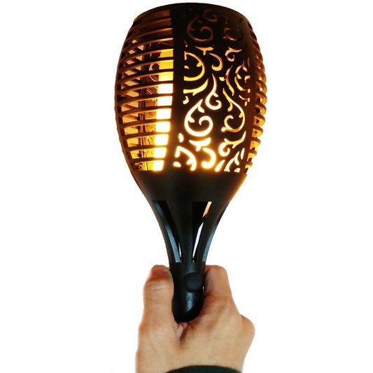 SET 10 bucati Torta LED cu panou solar, efect de flacara, design oriental,52 de cm inaltime