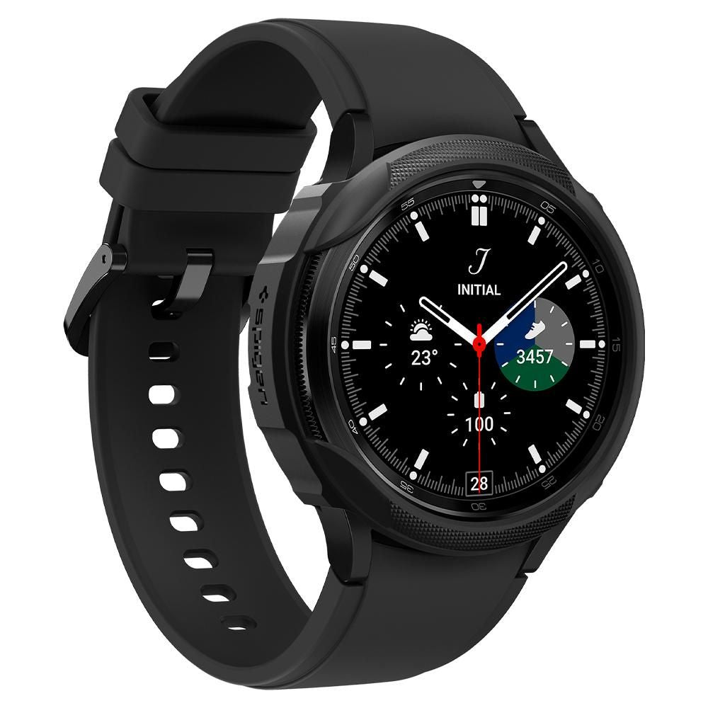 Husă Spigen Liquid Air pentru Samsung Galaxy Watch4 Classic (46 mm) – Negru Mat