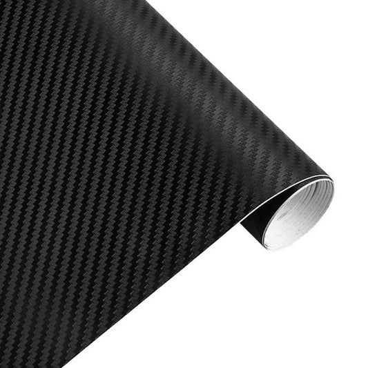Folie colantare auto Carbon 3D Negru, 3m x 1,27m-1