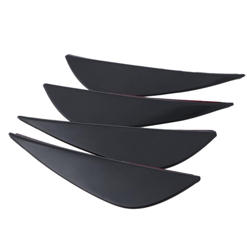 Set 4 buc. aripioare ornamentale bara tuning, culoare neagra-3