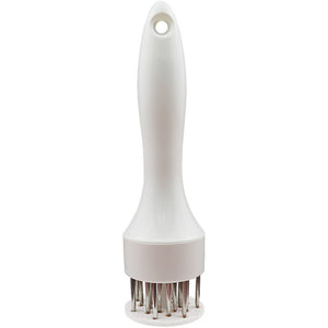 Ustensila pentru fragezit carnea, cu 21 de tije ascutite din inox 304, 20 cm, alb-0