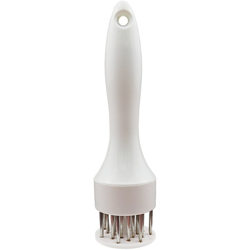 Ustensila pentru fragezit carnea, cu 21 de tije ascutite din inox 304, 20 cm, alb-0