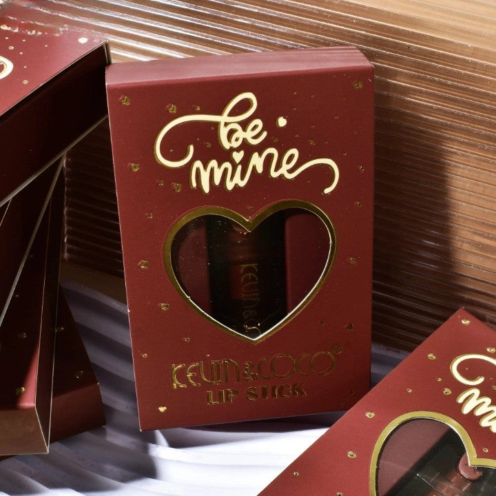 Ruj de Buze Mat, KEVIN & COCO, Be Mine, Lip-Stick Roz, 11.2 x 7.2 x 2.5 cm-3