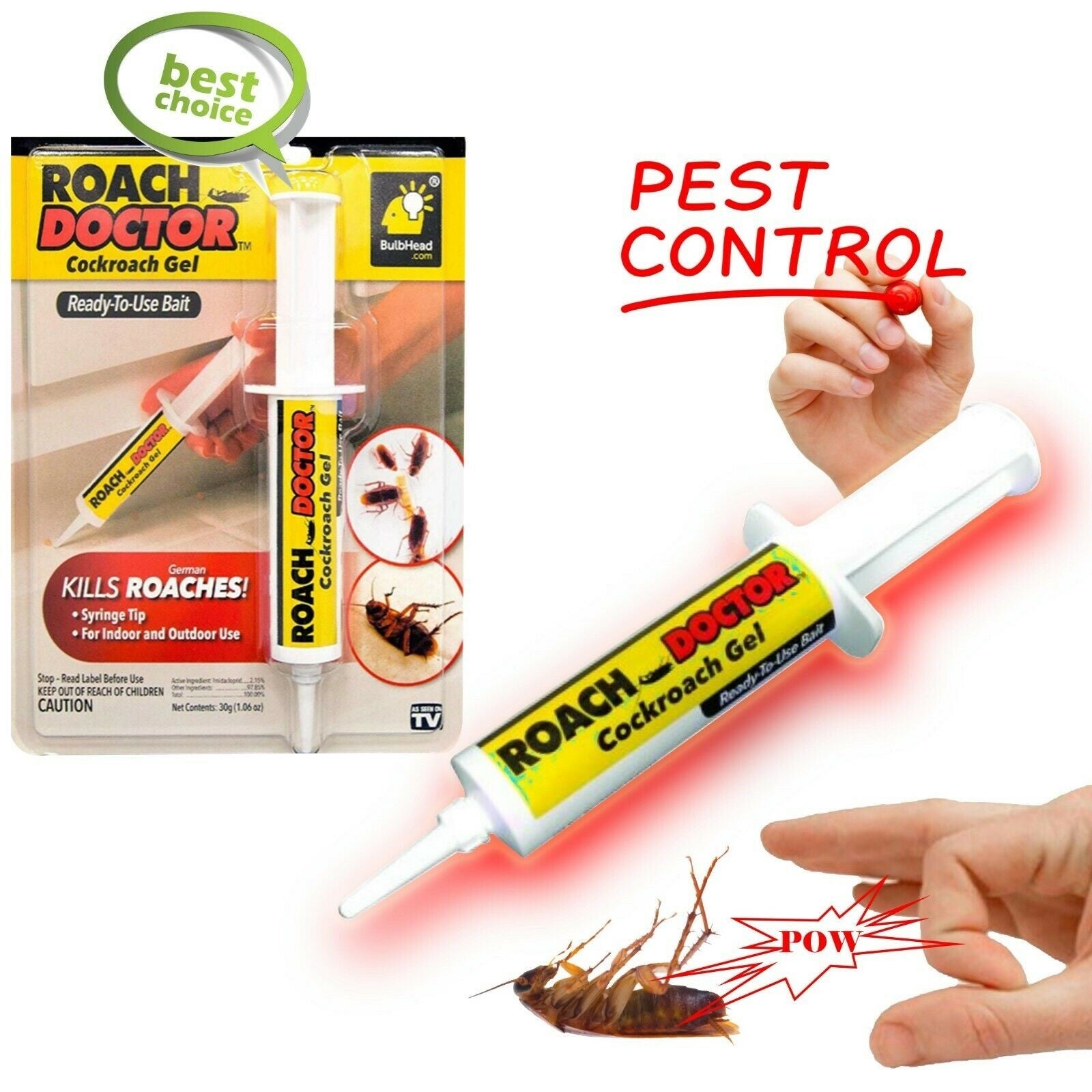 Insecticid tip gel pentru gandaci, Roach Expert