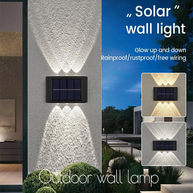 Lampă solară de perete pentru grădină