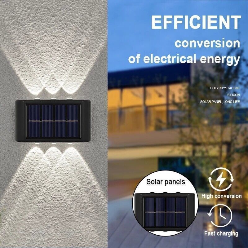Lampă solară de perete pentru grădină