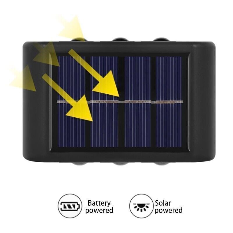 Lampă solară de perete pentru grădină