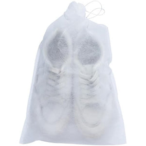 Sac Depozitare Incaltaminte, Flippy, de Protectie, pentru Voiaj, Netesut, Rezistent la Praf, Protectie Solara, Anti-Ingalbenire, 38x32 cm, Marime Medie, Transparent-0