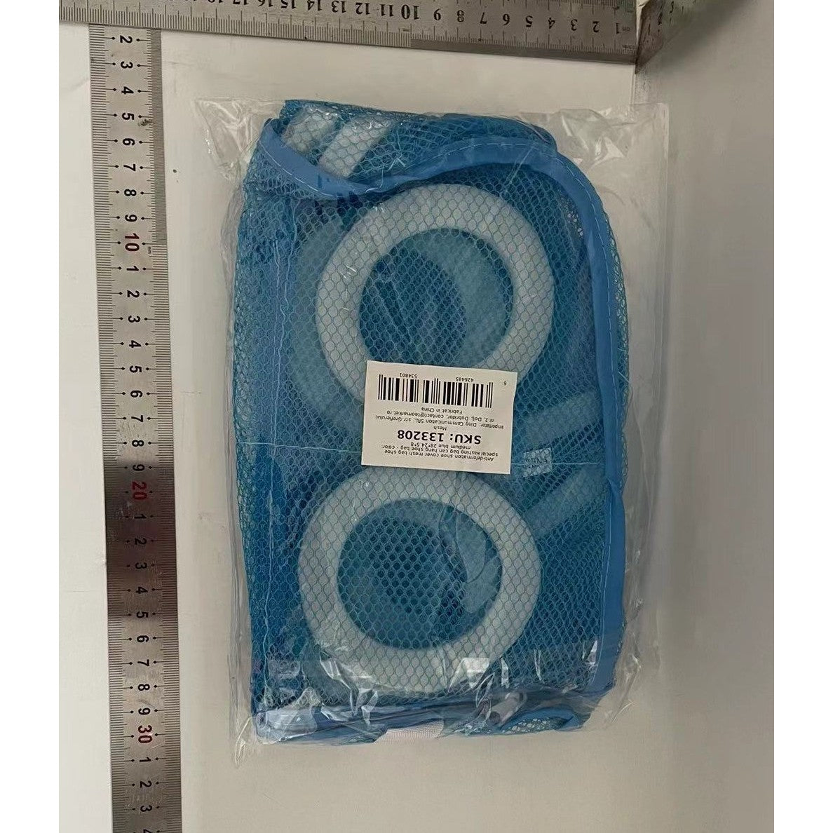 Sac pentru Spalare Incaltaminte, Flippy, pentru Masina de Spalat, 28x24.5x8 cm, Albastru-4