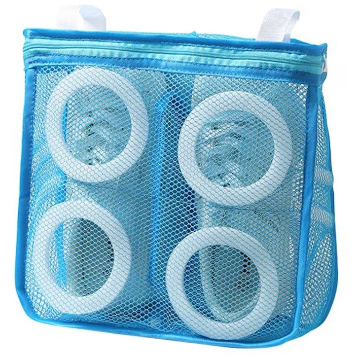 Sac pentru Spalare Incaltaminte, Flippy, pentru Masina de Spalat, 28x24.5x8 cm, Albastru-0