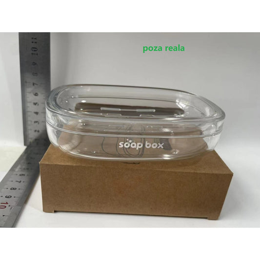 Savoniera, Flippy, Pentru Blat, PET, Scurgere Optima, Argintiu Transparent-1