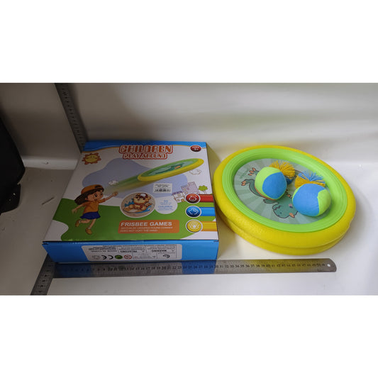 Set Interactiv Arunca si Prinde Mingea, Fippy, pentru Copii, 2 Palete cu Scai, Diametru 30 cm, 4 Mingi, + 3 Ani, Design Animat, Multicolor-1