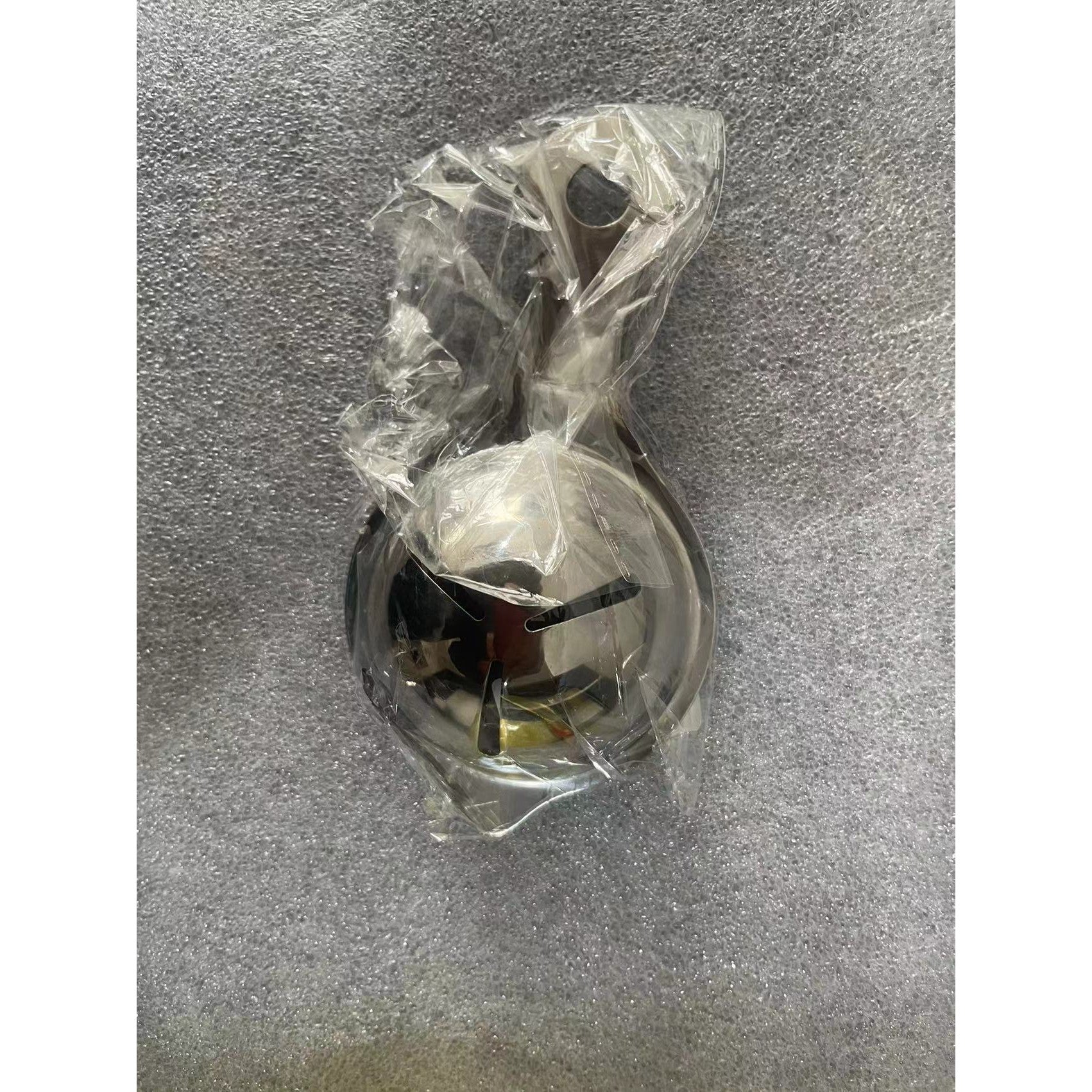 Separator de oua, separa albusul de galbenus, inox, usor de folosit, 14x7.5 cm, argintiu-6