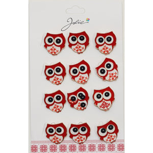 Set 12 Brose Martisor pentru Copii Bufnita-0