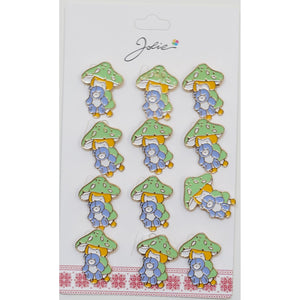 Set 12 Brose Martisor pentru Copii Fata cu Urs de Plus-0