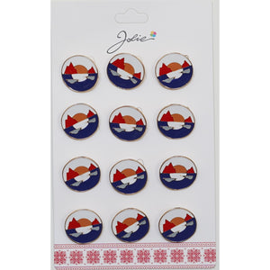 Set 12 Brose Martisor pentru Copii Soare Luna zi Noapte-0