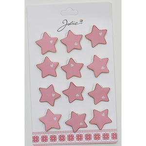 Set 12 Brose Martisor pentru Copii Stea cu Inima-0