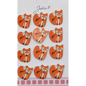 Set 12 Brose Martisor pentru Copii Vulpe Timida-0