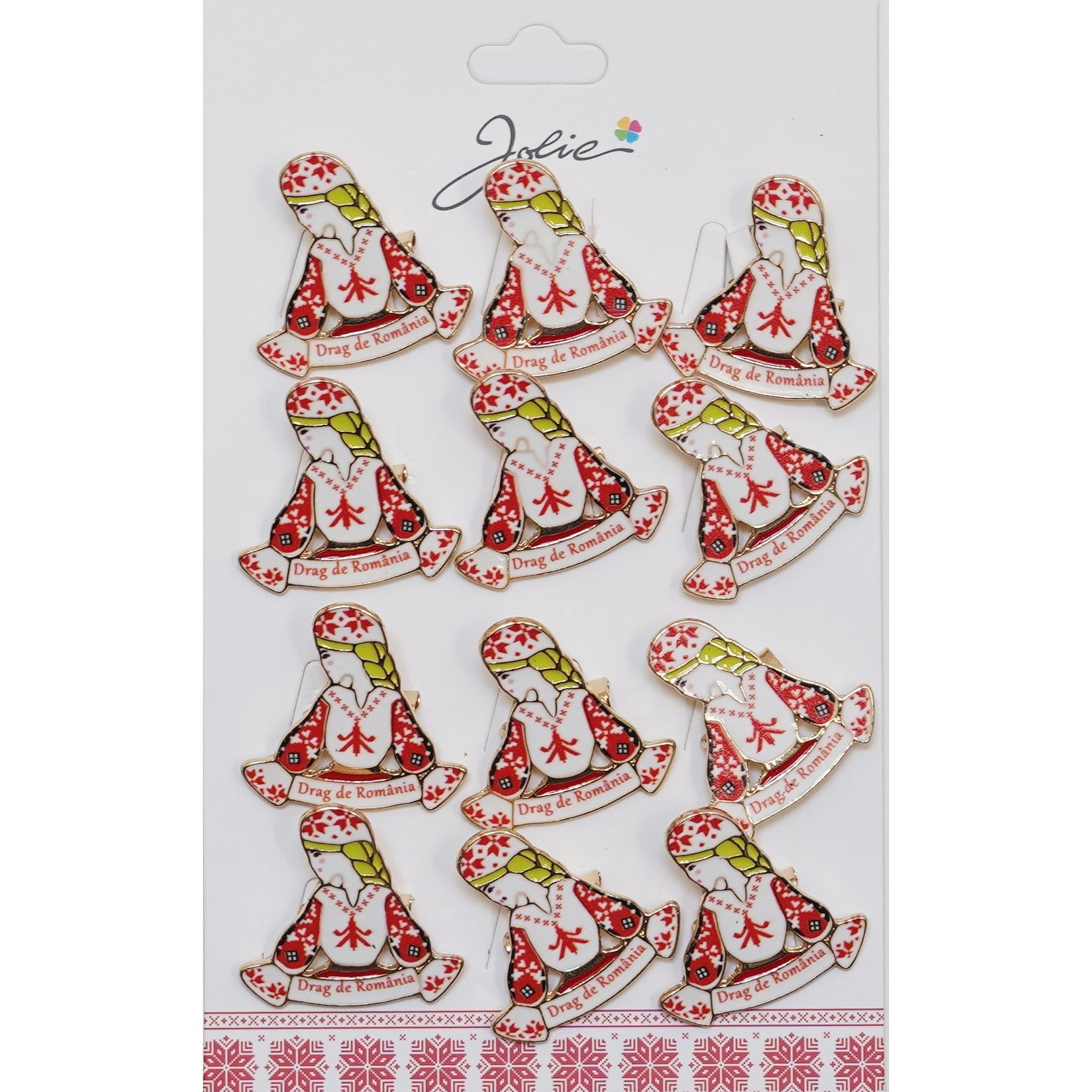 Set 12 Brose Martisor Primavara Drag de Romania-0