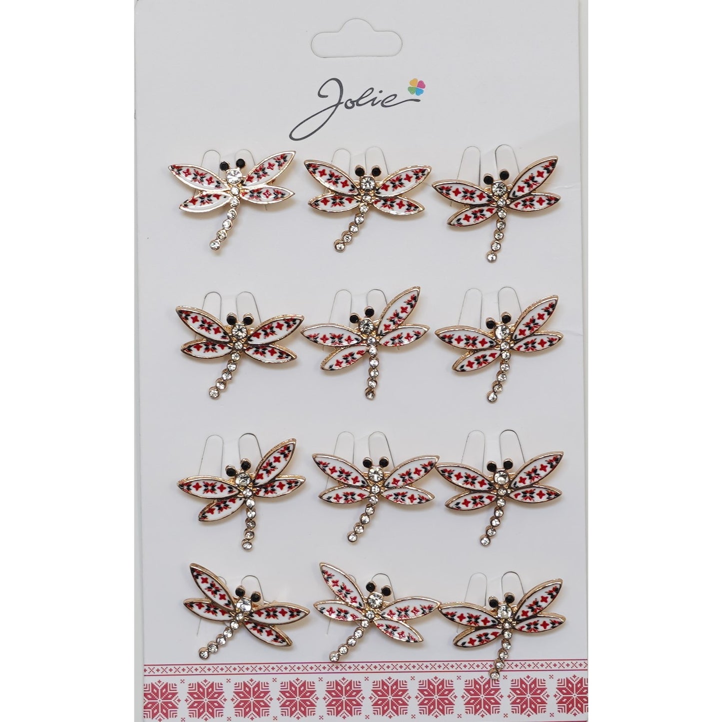 Set 12 Brose Martisor Primavara Libelula Traditional si Pietre-0
