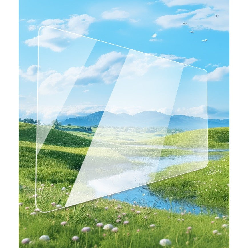 Set 2 Folii de Sticla Securizata, Flippy, Compatibila cu Tesla Model 3 / Tesla Model Y, Ecran Frontal si Spate, 4K Ultra HD, Anti-amprenta, 2.5D, Transparent-5