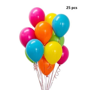 Set 25 Baloane din Latex, Flippy Metalizate, Model Party, 30 cm, Multicolore, 2.8 g-0