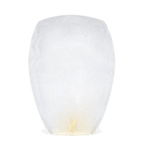 Set 3 Lampioane zburatoare, Flippy, hartie biodegradabila, Albe-0