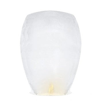 Set 3 Lampioane zburatoare, Flippy, hartie biodegradabila, Albe-0